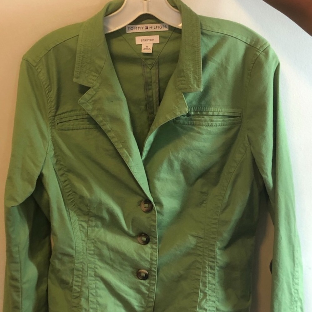 Green Tommy Hilfiger Blazer